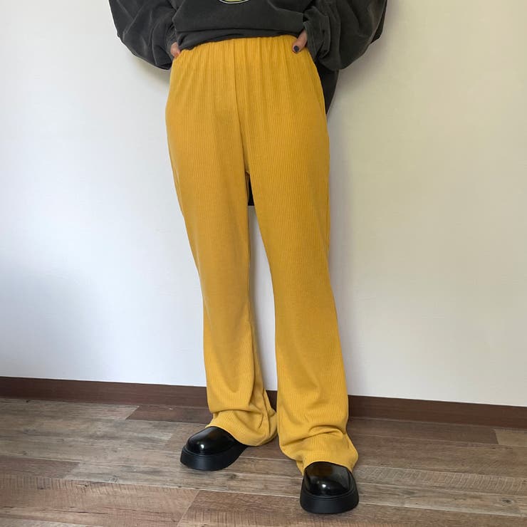 カットリブフレアパンツ | non-hedge  | 詳細画像14 