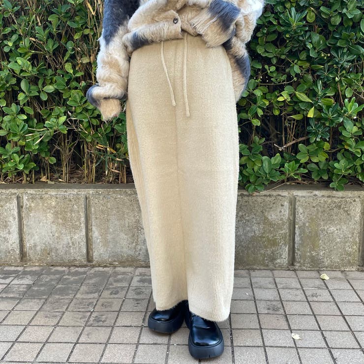 シャギーIラインスカート | non-hedge  | 詳細画像16 