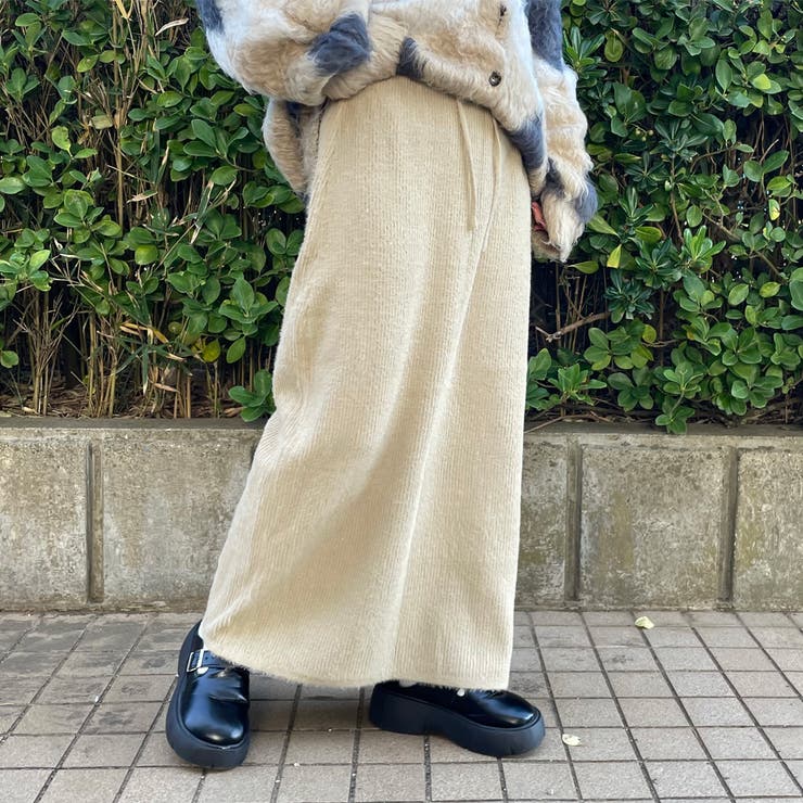 シャギーIラインスカート | non-hedge  | 詳細画像17 
