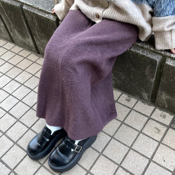 シャギーIラインスカート | non-hedge  | 詳細画像2 