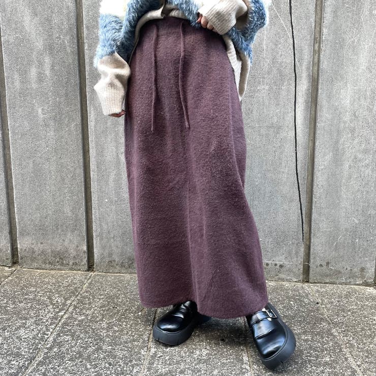 シャギーIラインスカート | non-hedge  | 詳細画像4 