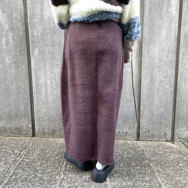 シャギーIラインスカート | non-hedge  | 詳細画像6 