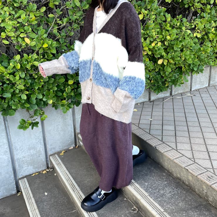 シャギーIラインスカート | non-hedge  | 詳細画像8 