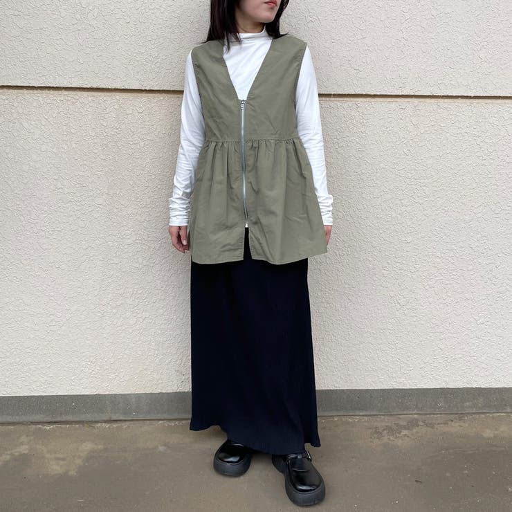 ZIPフリルベスト | non-hedge  | 詳細画像11 