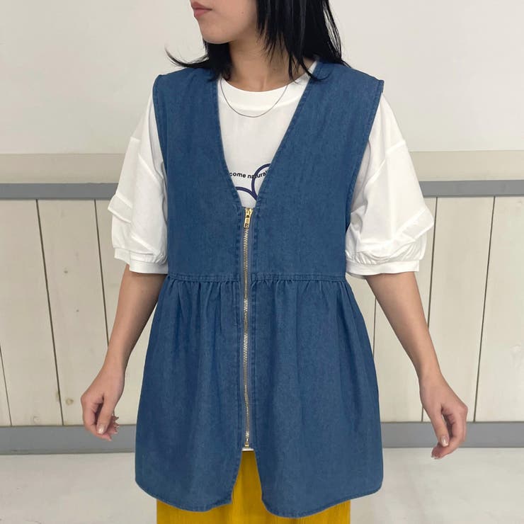 ZIPフリルベスト | non-hedge  | 詳細画像12 