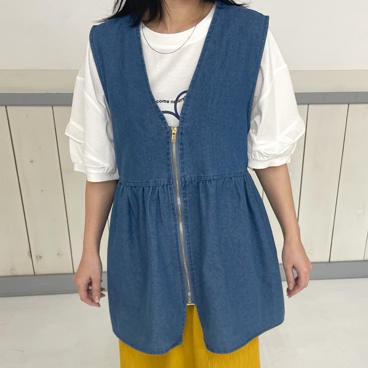 ZIPフリルベスト | non-hedge  | 詳細画像13 