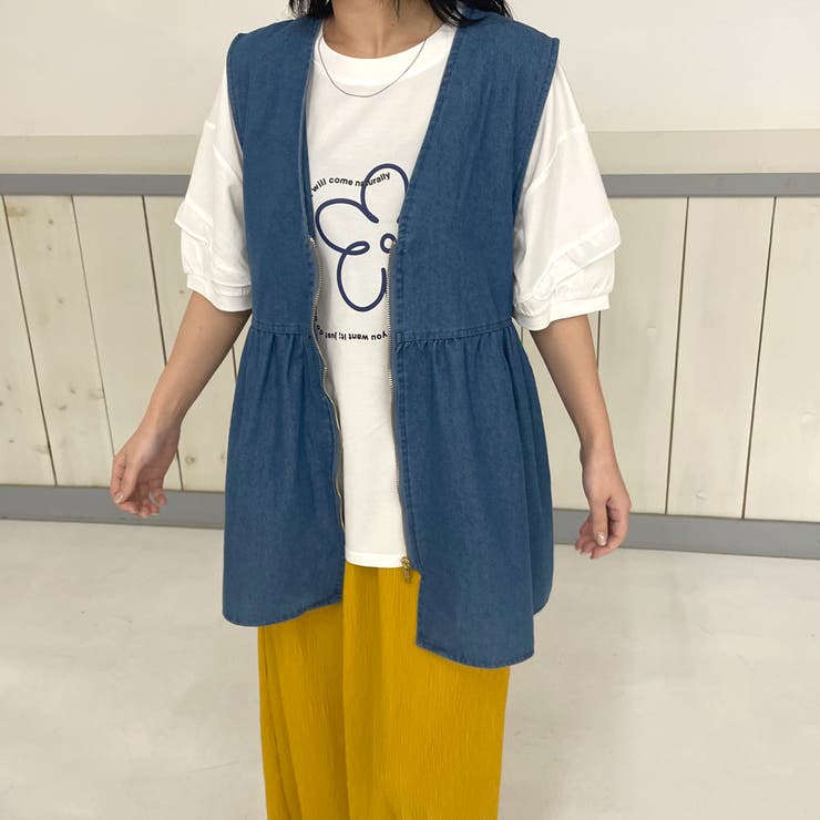 ZIPフリルベスト | non-hedge  | 詳細画像16 