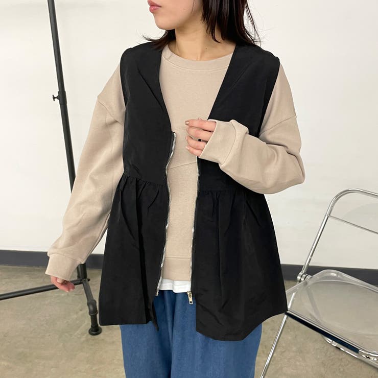 ZIPフリルベスト | non-hedge  | 詳細画像21 