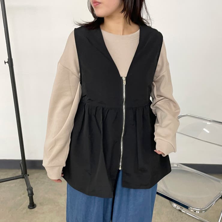 ZIPフリルベスト | non-hedge  | 詳細画像23 