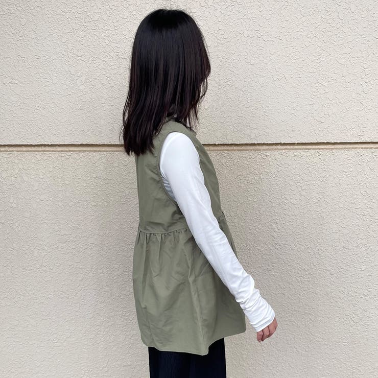 ZIPフリルベスト | non-hedge  | 詳細画像4 