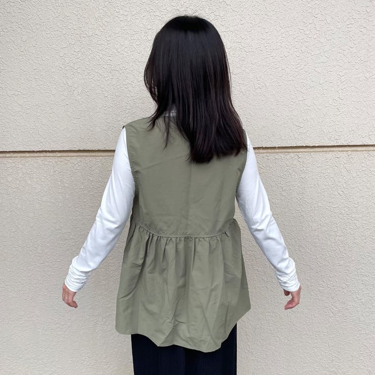 ZIPフリルベスト | non-hedge  | 詳細画像6 