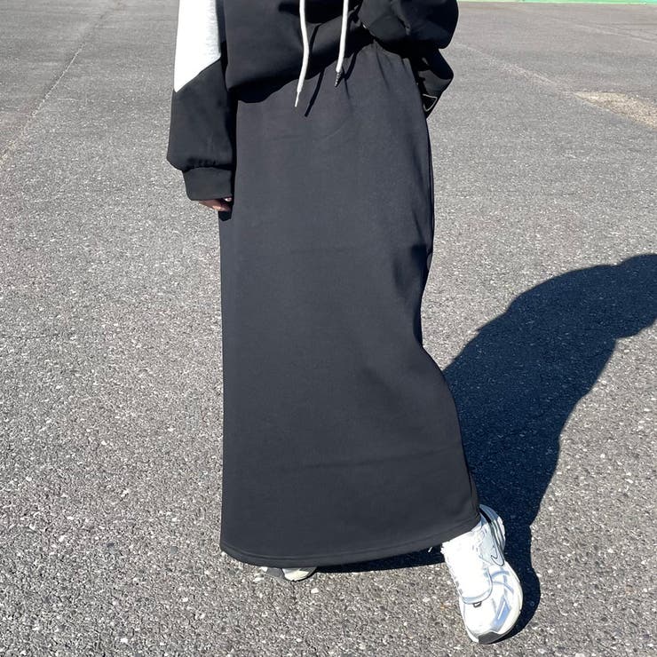 ブラック | ポンチIラインスカート | non-hedge 