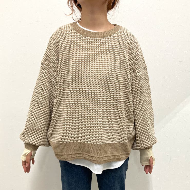 ネップワッフルプルオーバー | non-hedge  | 詳細画像7