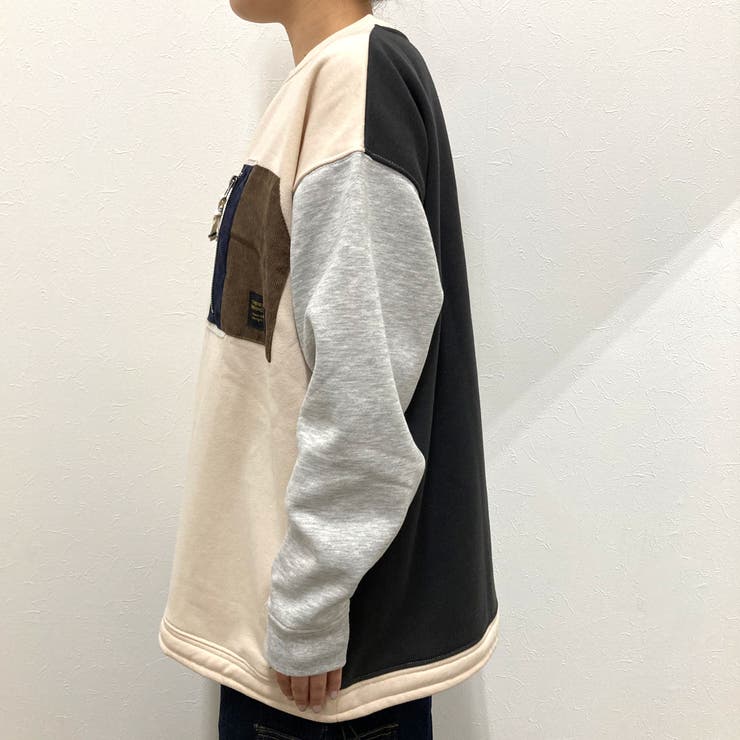 【SOTOASOBI】裏起毛ポケット切替プルオーバー | non-hedge  | 詳細画像10