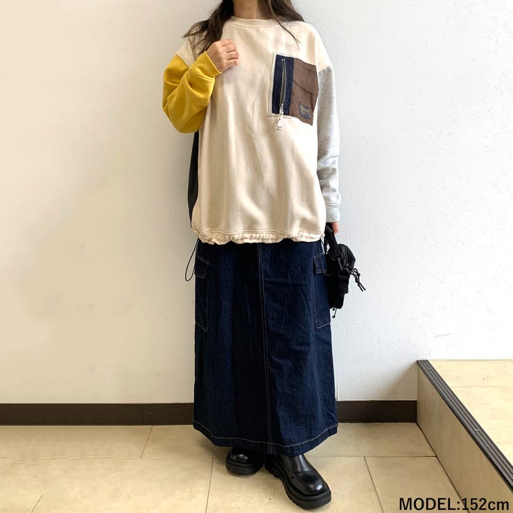 【SOTOASOBI】裏起毛ポケット切替プルオーバー | non-hedge  | 詳細画像3