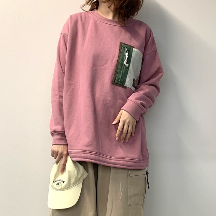 【SOTOASOBI】裏起毛ポケット切替プルオーバー | non-hedge  | 詳細画像5