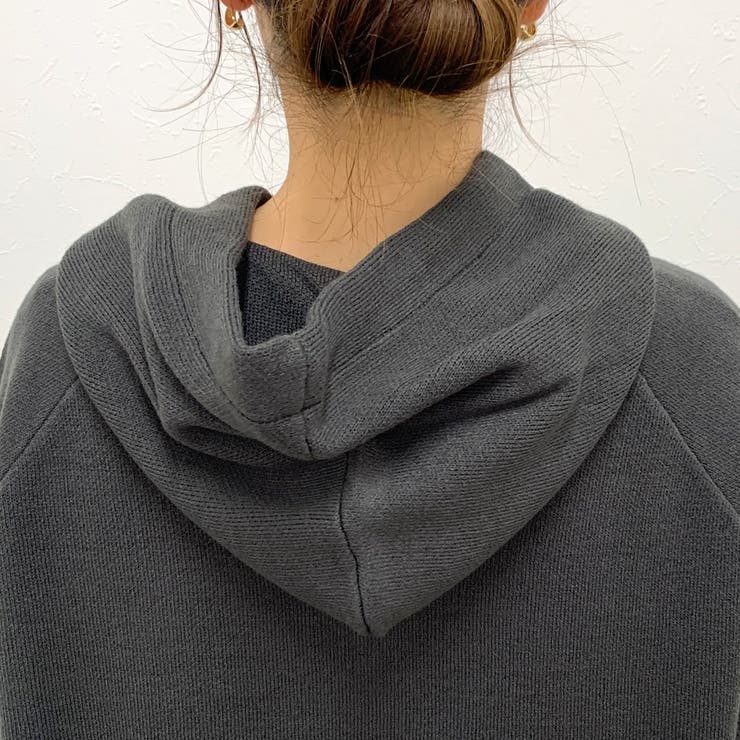 ジャガードロゴニットパーカー | non-hedge  | 詳細画像10