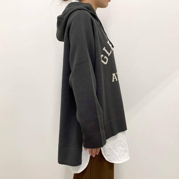 ジャガードロゴニットパーカー | non-hedge  | 詳細画像7