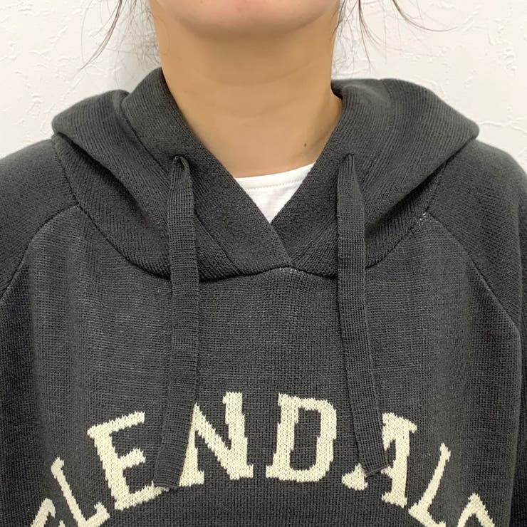 ジャガードロゴニットパーカー | non-hedge  | 詳細画像9