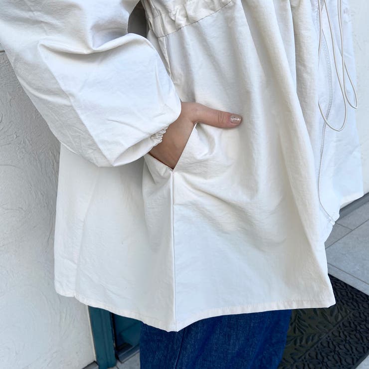 ドロストフードブルゾン | non-hedge  | 詳細画像10 