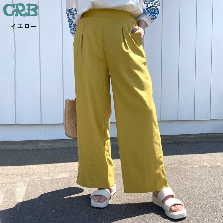 リネンワイドパンツ[品番：NHGW0002598]｜non-hedge