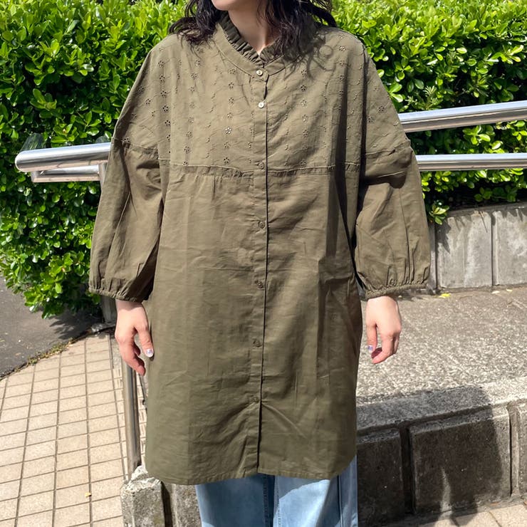 フリル刺繍チュニック | non-hedge  | 詳細画像18 