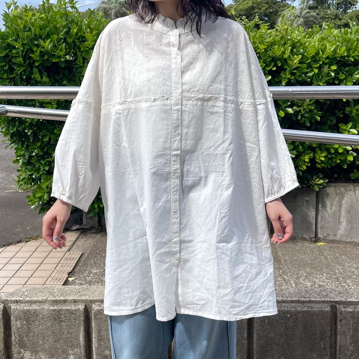 フリル刺繍チュニック | non-hedge  | 詳細画像3 
