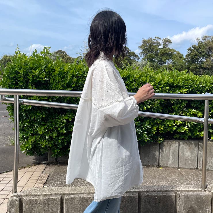 フリル刺繍チュニック | non-hedge  | 詳細画像5 