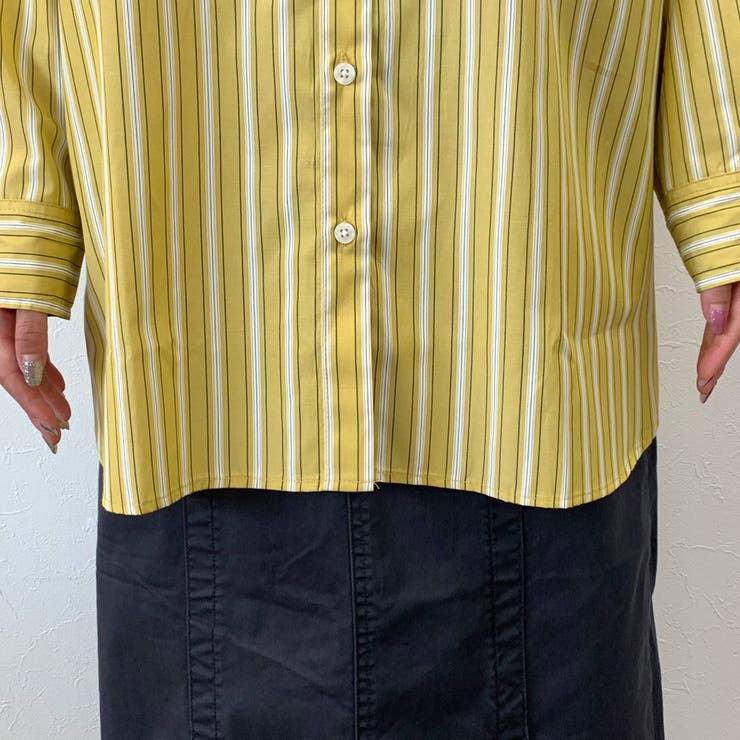 カラーストライプシャツ[品番：NHGW0002729]｜non-hedge