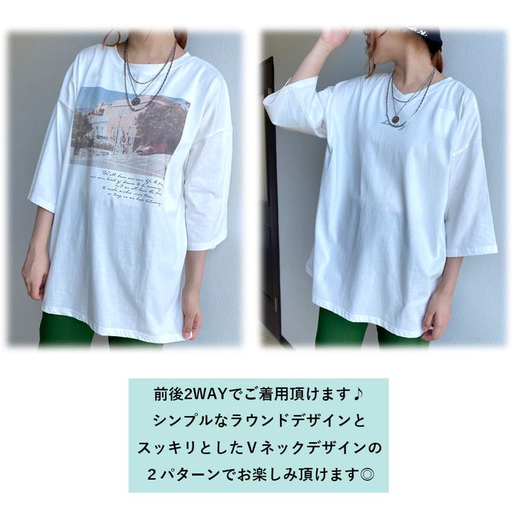 前後2WAY転写チュニック | non-hedge  | 詳細画像5