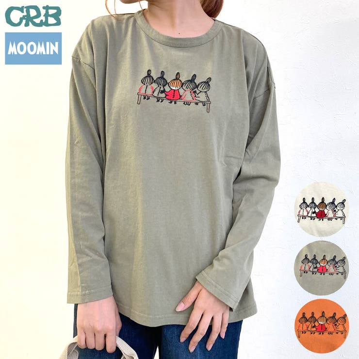 MOOMIN】後ろ姿リトルミイ刺繍ロンT[品番：NHGW0002808]｜non-hedge