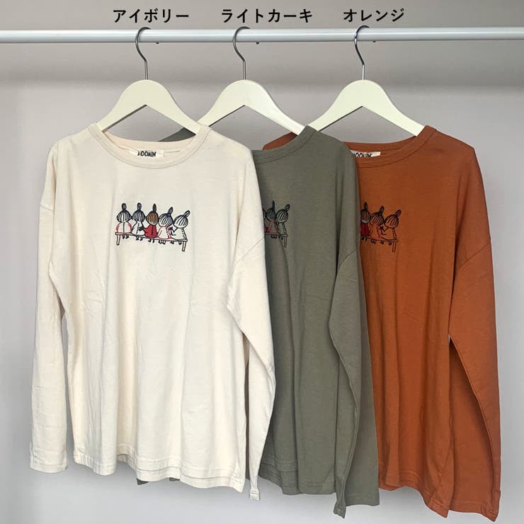 MOOMIN】後ろ姿リトルミイ刺繍ロンT[品番：NHGW0002808]｜non-hedge