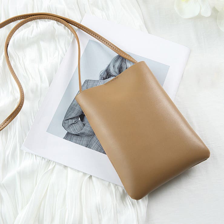 合皮フラットミニショルダーバッグ[品番：NHGW0003292]｜non