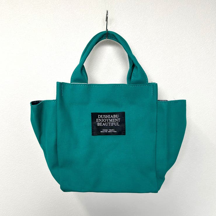 サイドポケット付きキャンバストートバッグ[品番：NHGW0003570]｜non