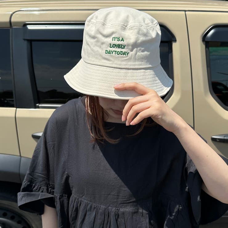 ロゴ刺繍バケットハット | non-hedge  | 詳細画像2 