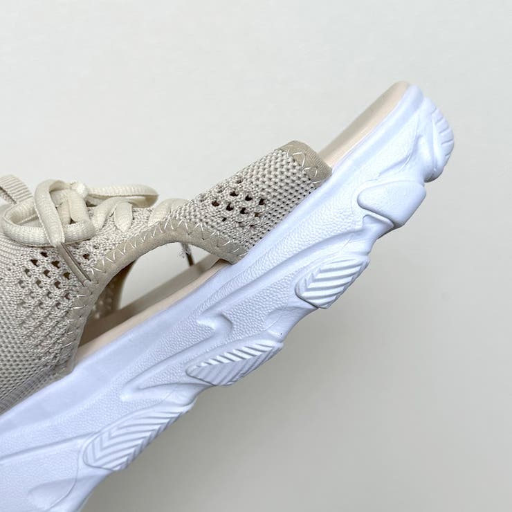 ☆WEB限定☆レースアップメッシュスポーツサンダル[品番