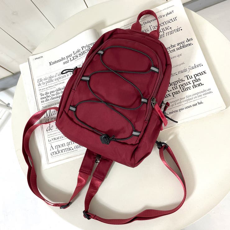 レッド | 撥水2WAYショルダーバッグ | non-hedge 