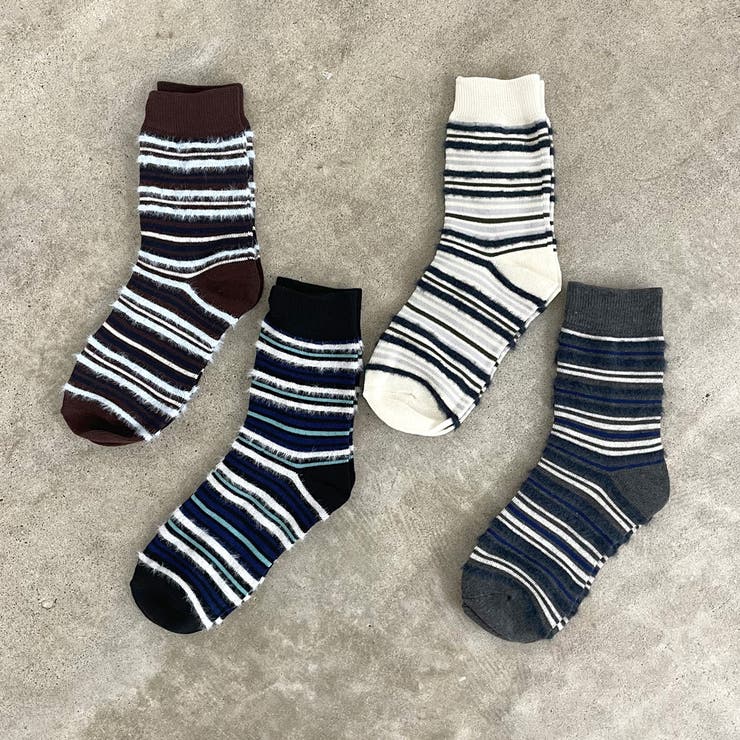 マルチボーダーソックス | non-hedge  | 詳細画像1 