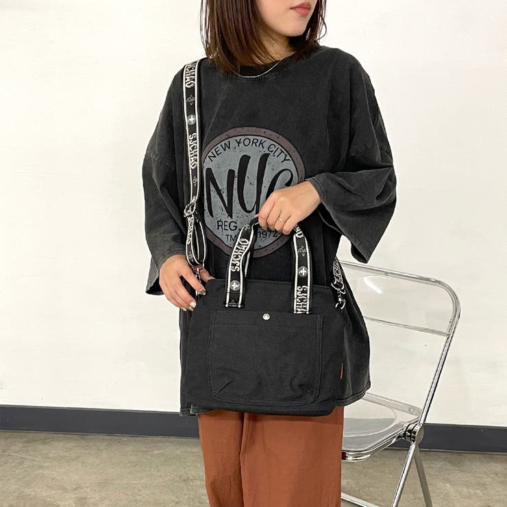 ロゴショルダーキャンバストートバッグ | non-hedge  | 詳細画像17 