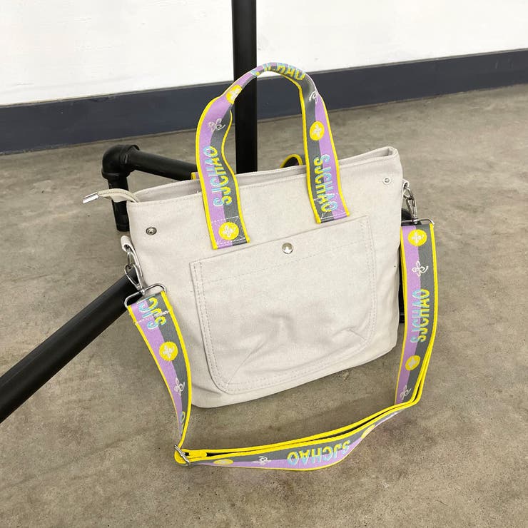 ロゴショルダーキャンバストートバッグ | non-hedge  | 詳細画像19 