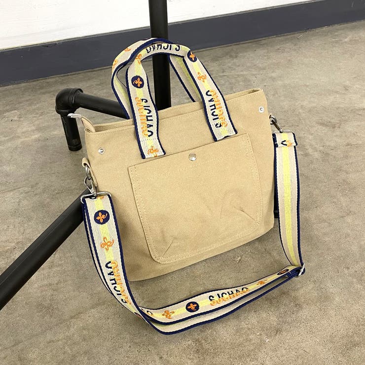 ロゴショルダーキャンバストートバッグ | non-hedge  | 詳細画像20 