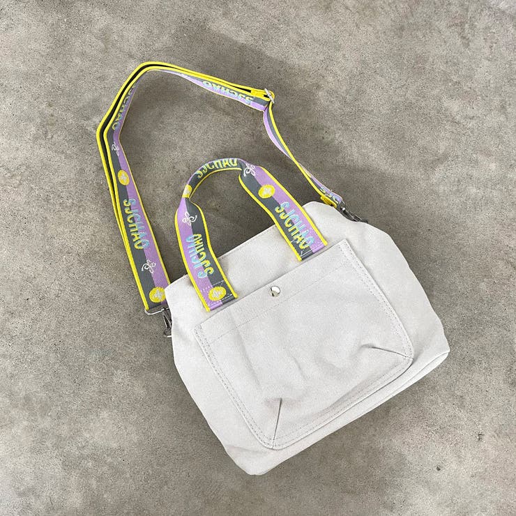 グレー | ロゴショルダーキャンバストートバッグ | non-hedge 