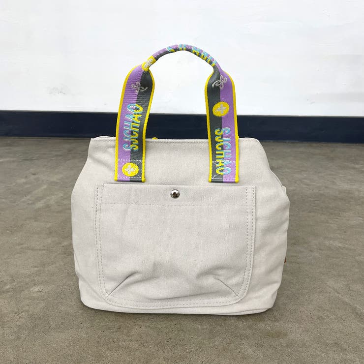 ロゴショルダーキャンバストートバッグ | non-hedge  | 詳細画像24 