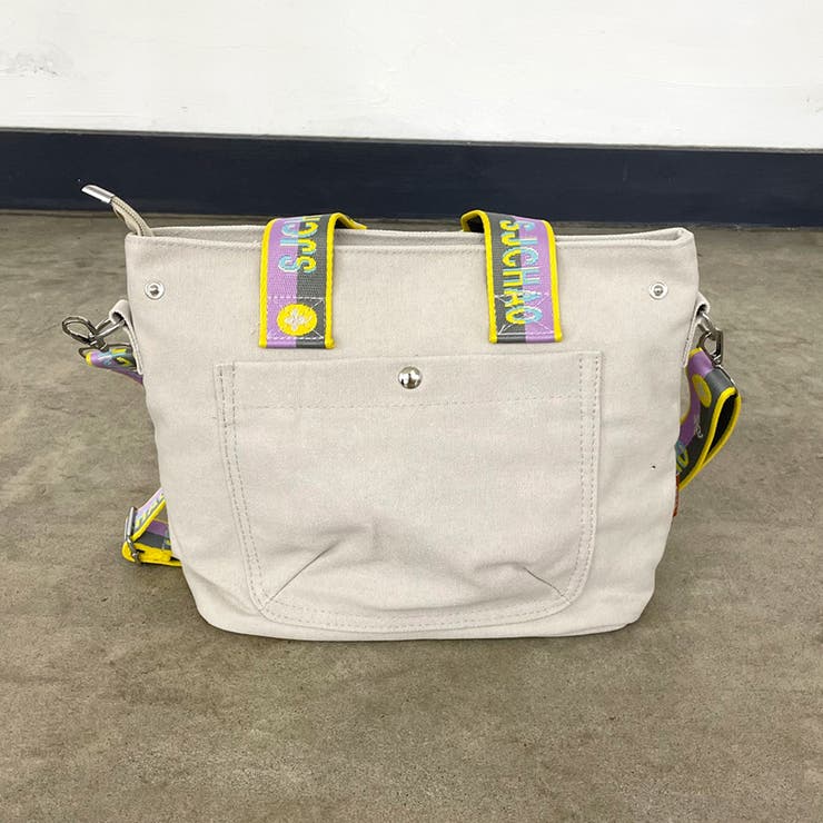 ロゴショルダーキャンバストートバッグ | non-hedge  | 詳細画像25 