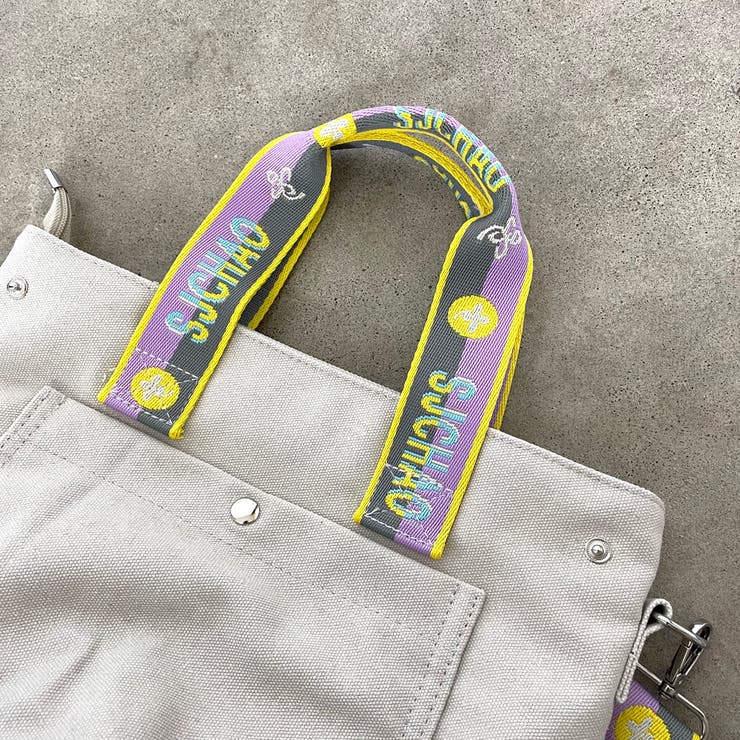 ロゴショルダーキャンバストートバッグ | non-hedge  | 詳細画像29 