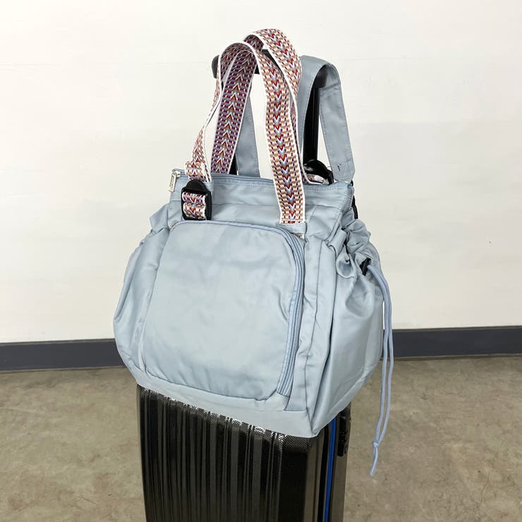 サックスブルー | 撥水マルチトラベルトートバッグ | non-hedge 