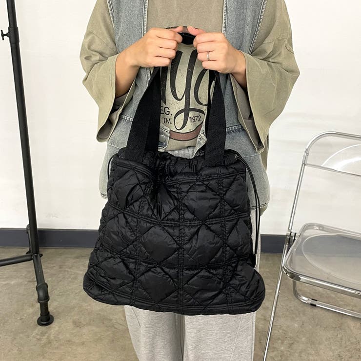 撥水キルティングトートバッグ | non-hedge  | 詳細画像10 