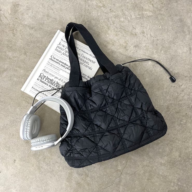 ブラック | 撥水キルティングトートバッグ | non-hedge 