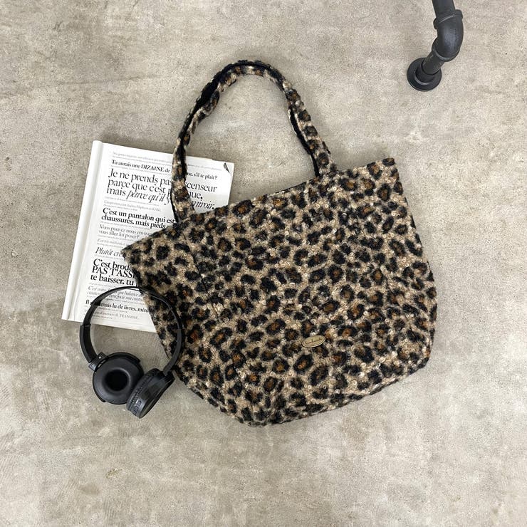 キャメル | 柄アソートボアトートバッグ | non-hedge 