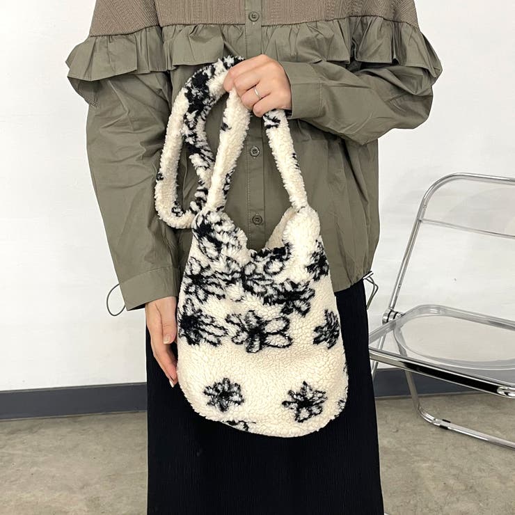 柄アソートボアショルダーバッグ | non-hedge  | 詳細画像16 